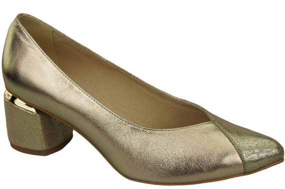 Einzigartige Damenschuhe aus Naturleder Fühlen Sie Luxus an Ihren Füßen Gold 191 ElitaBut