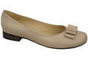 Damen Ballerinas Naturleder Cappuccino Bright 702 ElitaBut