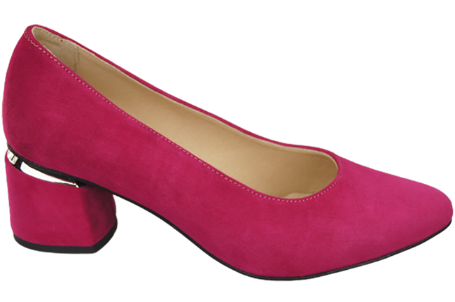 Damenschuhe Pumps Lila Natürliches Wildleder 143 Von ElitaBut