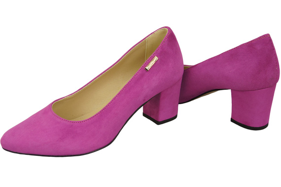 Damenschuhe Alpenveilchen-Pumps Natürliches Wildleder 106 ElitaBut