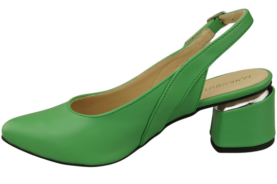 Damenschuhe Limette Sandalen, Naturleder 196 ElitaBut