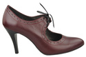 Damenschuhe Pumps Naturleder Burgund 553 ElitaBut
