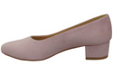 Bequeme Damen-Schuhe Helle Lila aus echtem Veloursleder 220 Z ElitaBut
