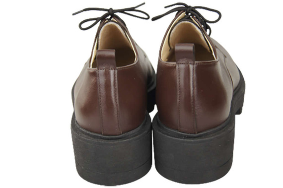 Schuhe Damen Schnürschuhe Schokoladenleder Natur 180 ElitaBut