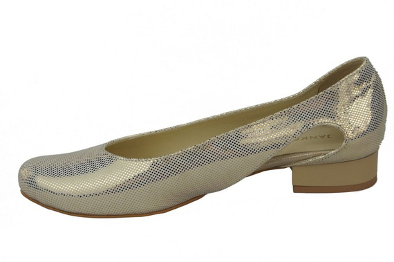 Damen Ballerinas Gold, Naturleder 103 ElitaBut