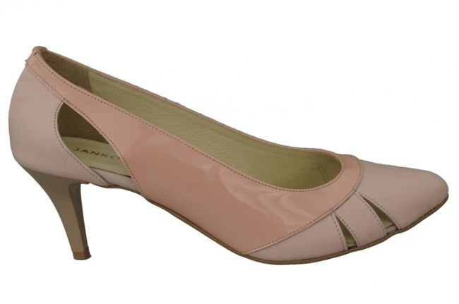 Damenschuhe Pumps Rosa Puder Naturleder 995 ElitaBut