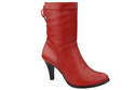 Damenschuhe Stiefeletten Frühling/Herbst, Naturleder, Rot 978 L ElitaBut
