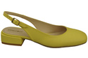Damen Schuhe Sandalen Zitrone Flacher Absatz Naturleder 206 ElitaBut