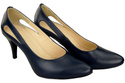 Damenschuhe Pumps Marineblau Naturleder 166 ElitaBut