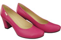 Klassische Damen Purpurfarbig Leder Mandel Nase Pumps 201 ElitaBut