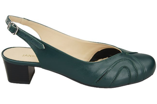 Damenschuhe Sandalen, Naturleder, Malachit 842 ElitaBut