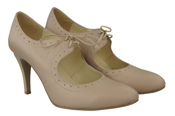 Damenschuhe Pumps Naturleder Cappuccino Lico 553 ElitaBut