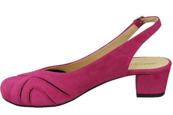 Damenschuhe Sandalen, Naturleder, Wildleder, Lila 842 von ElitaBut