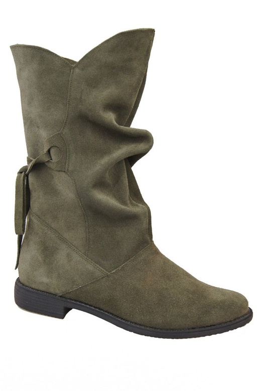 Damen-Winterstiefel, natürliches Veloursleder, Bottled 999 Z ElitaBut