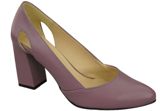 Damenschuhe Pumps Lila Naturleder 184 ElitaBut