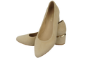 Damenschuhe Pumps Beige Natürliches Wildleder 143 Von ElitaBut
