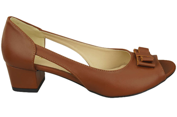 Damenschuhe Braune Sandalen Naturleder 145 ElitaBut