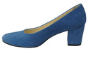 Damenschuhe Blaue Pumps Natürliches Wildleder 125 ElitaBut