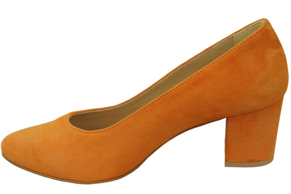 Damenschuhe Pumps Orange Naturleder Wildleder 106 ElitaBut