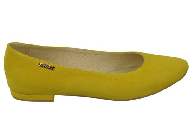 Damenschuhe Ballerinas Lemon, Naturleder, Wildleder 131 ElitaBut