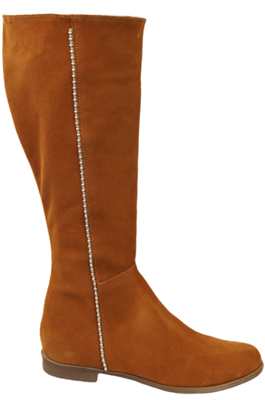 Schuhe Damenstiefel, Naturleder, Velours 153 Rude ElitaBut