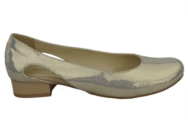 Damen Ballerinas Gold, Naturleder 103 ElitaBut