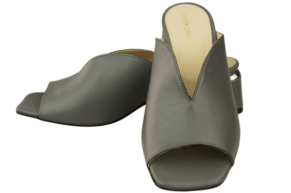 Damen Schuhe Absätze Flip Flops Aschgrau Naturleder 210 ElitaBut