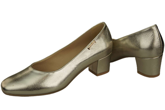 Damenschuhe Pumps Naturleder 172 Gold ElitaBut