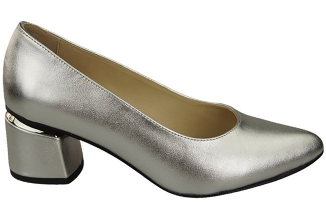 Damenschuhe Silber Pumps Naturleder 143 ElitaBut