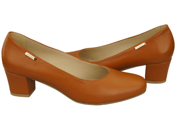 Damenschuhe Pumps Naturleder 172 Rot ElitaBut