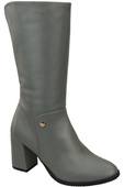 Footwear Damen-Halbstiefel, Naturleder, Grau 189 ElitaBut