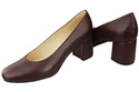 Damenschuhe Pumps Naturleder 171 Burgund ElitaBut