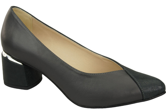 Einzigartige Damenschuhe aus Naturleder Fühlen Sie Luxus an Ihren Füßen Graphite 191 ElitaBut