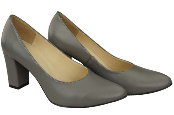 Damenschuhe Pumps Grau Naturleder 170 ElitaBut