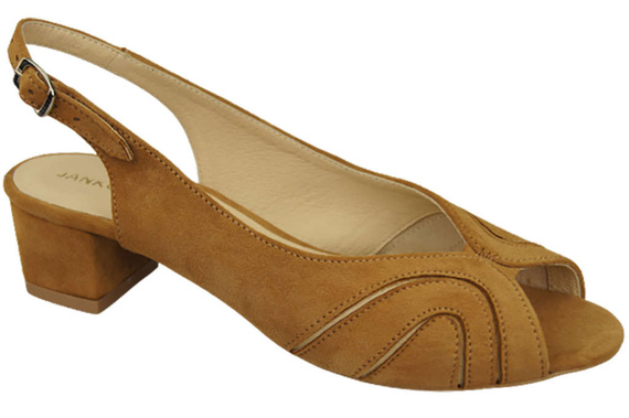 Damenschuhe Sandalen, natürliches Wildleder, Rude 991 ElitaBut