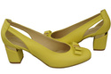 Schuhe Damen Lemon Pumps aus Naturleder mit dekorativem Absatz 199 ElitaBut
