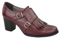 Damenschuhe, Naturleder, Burgund 985 ElitaBut