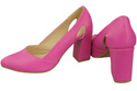 Damenschuhe Fuchsia Pumps Naturleder 184 ElitaBut