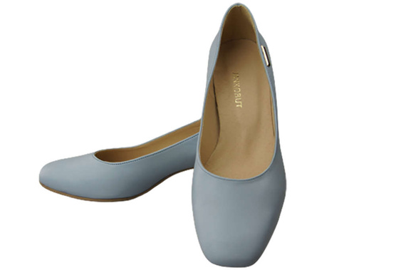 Damenschuhe Pumps Naturleder 172 Blau ElitaBut