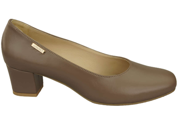 Damenschuhe Pumps Naturleder 172 Cappuccino ElitaBut