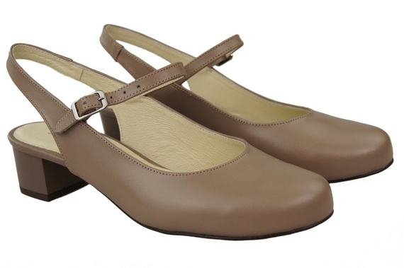 Damenschuhe Cappuccino Sandale, Naturleder 108 ElitaBut