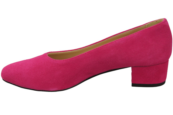 Bequeme Damen-Schuhe Purpurfarbig aus echtem Veloursleder 220 Z ElitaBut