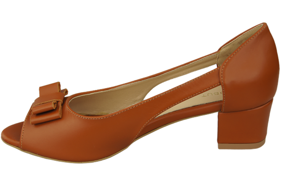 Damenschuhe Sandalen Rot Naturleder 145 ElitaBut