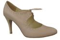 Damenschuhe Pumps Naturleder Cappuccino Lico 553 ElitaBut