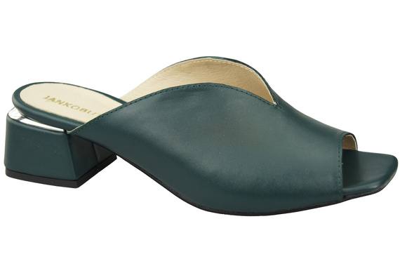 Damen Schuhe Absätze Flip Flops Malachit Naturleder 210 ElitaBut