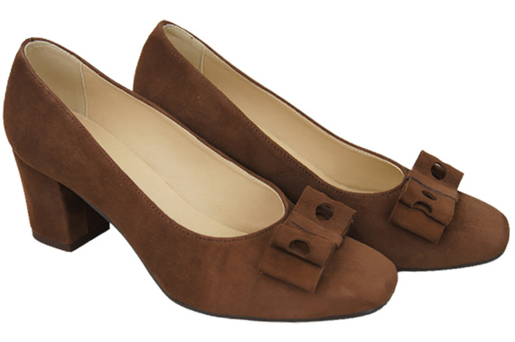 Damenschuhe Pumps Braun Natürliches Wildleder 163 ElitaBut