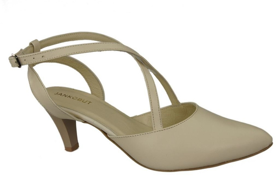 Damenschuhe Beige Sandalen, Naturleder 129 ElitaBut
