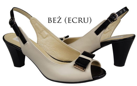 Damenschuhe Sandalen, Naturleder, Beige 843 N ElitaBut