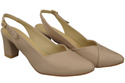 Damen Footwear Cappuccino Blass Stiletto Sandalen Natural Leder 217 ElitaBut