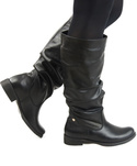 Schuhe Damenstiefel, Stiefel, Naturleder 123 Schwarz ElitaBut